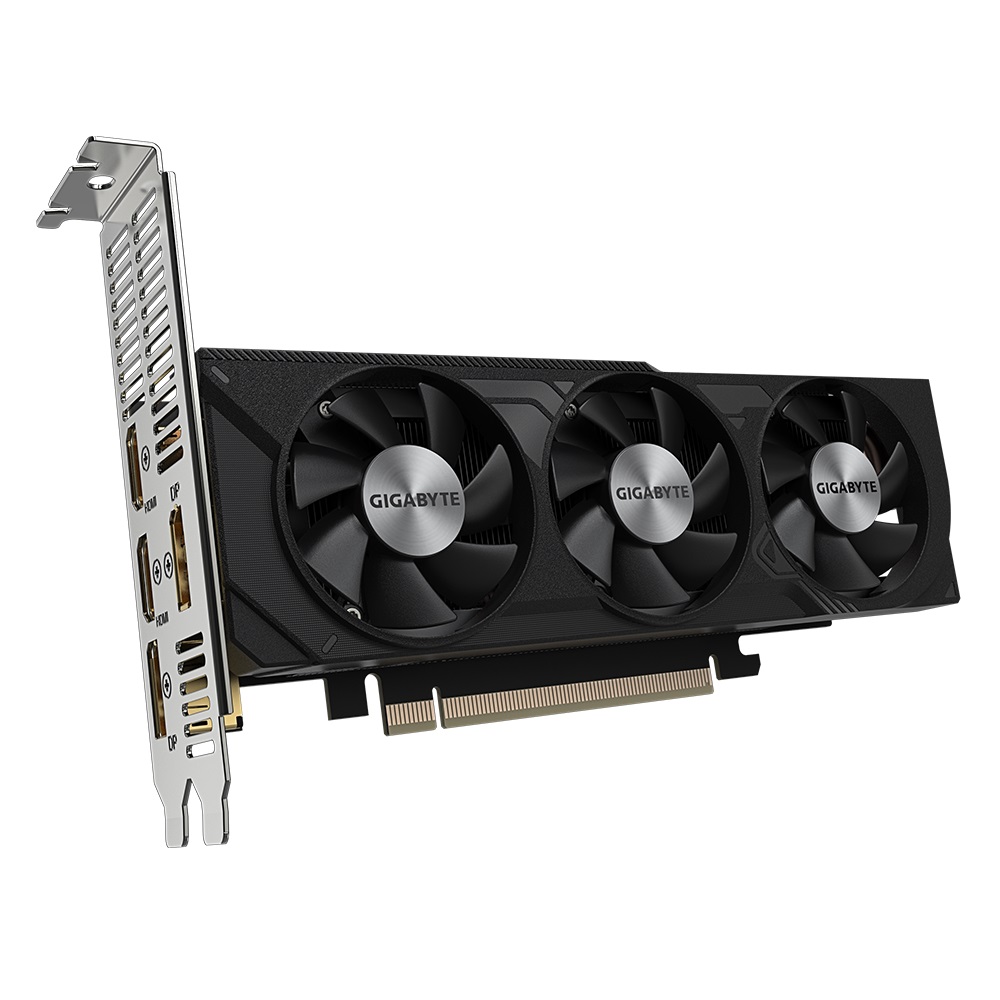 Gigabyte GeForce RTX 4060 OC Low Profile graphic card - 8GB GDDR6 - GV-N4060OC-8GL
