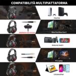 PHOINIKAS Q9 Gaming Bluetooth / Wired Headset Over Ear 600mA battery
