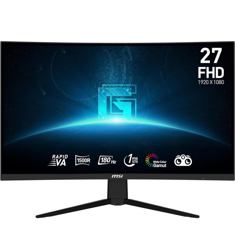 MSI G27C3F Curved Gaming Monitor 27" | FHD | 1500R | VA | 180Hz | 1ms