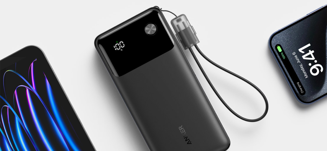 Anker 20000mAh 30W PD Power Bank Black [ A1384H11 ]