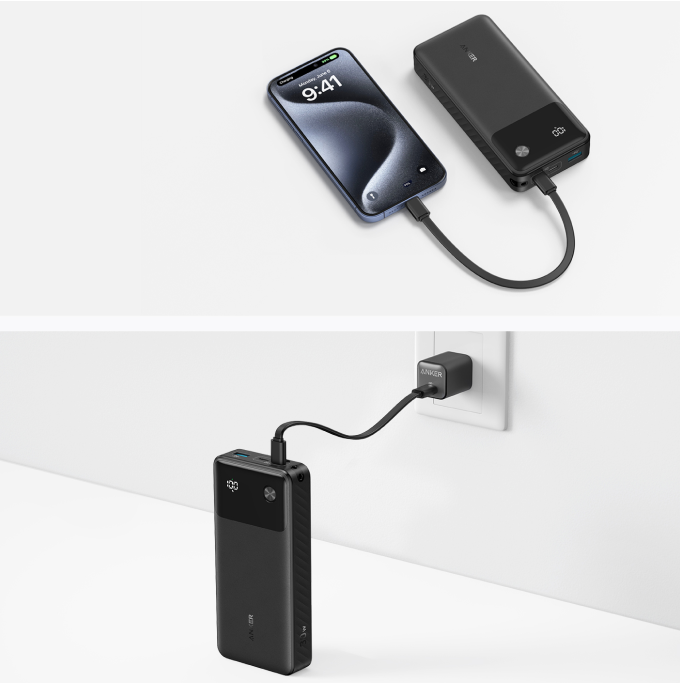 Anker 20000mAh 30W PD Power Bank Black [ A1384H11 ]