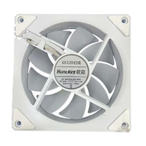 Huntkey GS120 RGB Gaming Fan -White