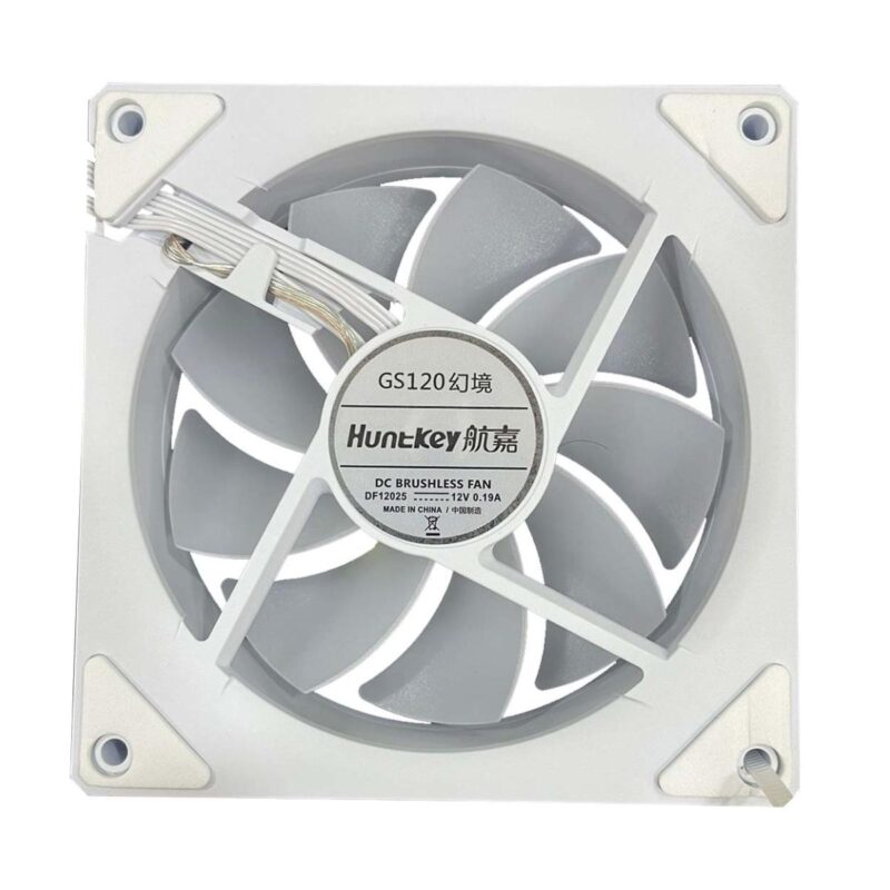 Huntkey GS120 RGB Gaming Fan -White