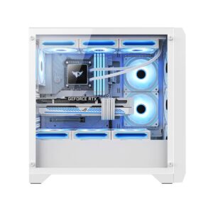 Huntkey GX750A Gaming Case - White - Image 2