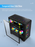 Huntkey GX750A Gaming Case -Black
