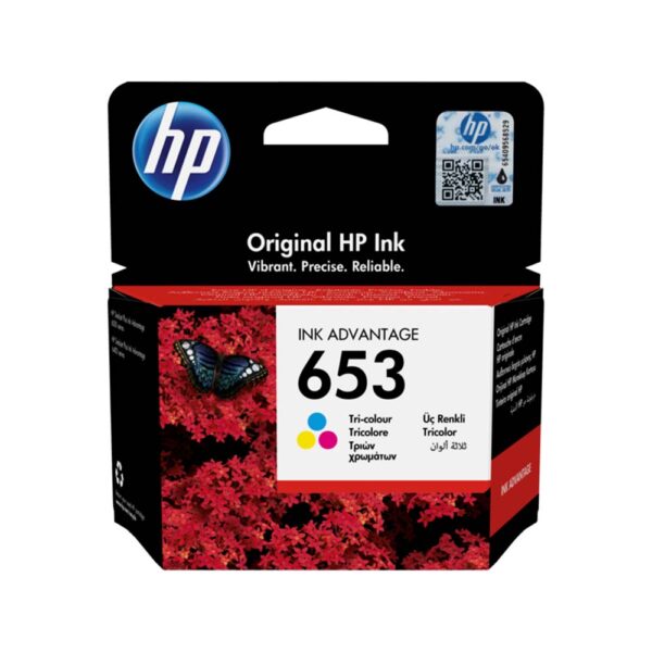 HP 653 Tri-color Original Ink Advantage Cartridge [ 3YM74AE ]