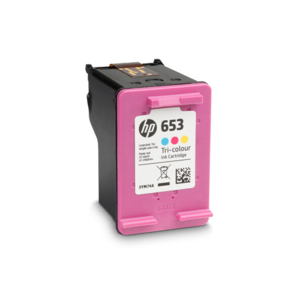 HP 653 Tri-color Original Ink Advantage Cartridge [ 3YM74AE ]