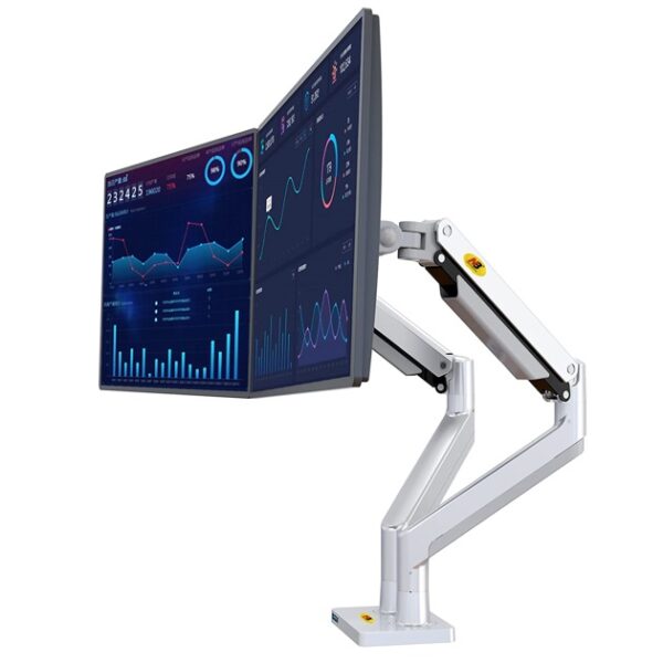 NB North Bayou Desk Mount Dual Monitor Stand Gas Spring for 22" to 32" [ G32 ]
