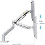 NB North Bayou Desk Mount Dual Monitor Stand Gas Spring for 22" to 32" [ G32 ]