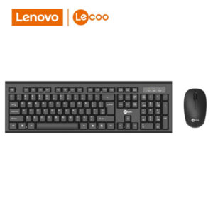 Lenovo lecoo KW200 Wireless Keyboard and Mouse Combo - black color - Image 2