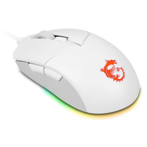 MSI CLUTCH GM11 gaming mouse - white - RGB Mystic Light - Image 2