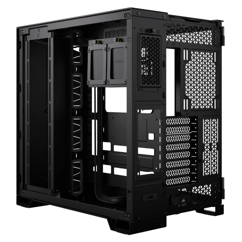 corsair 6500X Mid-Tower Dual Chamber PC Case - Black - CC-9011257-WW