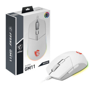 MSI CLUTCH GM11 gaming mouse - white - RGB Mystic Light - Image 4