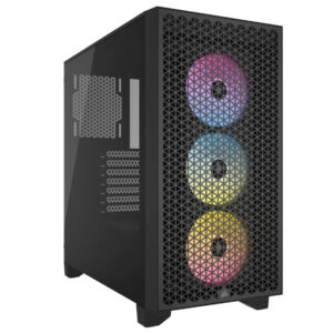 Corsair 3000D RGB AIRFLOW Mid-Tower PC Case - Black - CC-9011255-WW