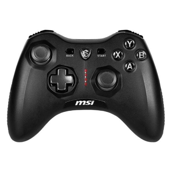 MSI FORCE GC20 V2 wired controller for computer - black - detachable cable