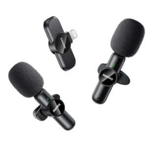 Remax K10 Ryusic Series One-to-two Live Stream Wireless Microphone - Iphone