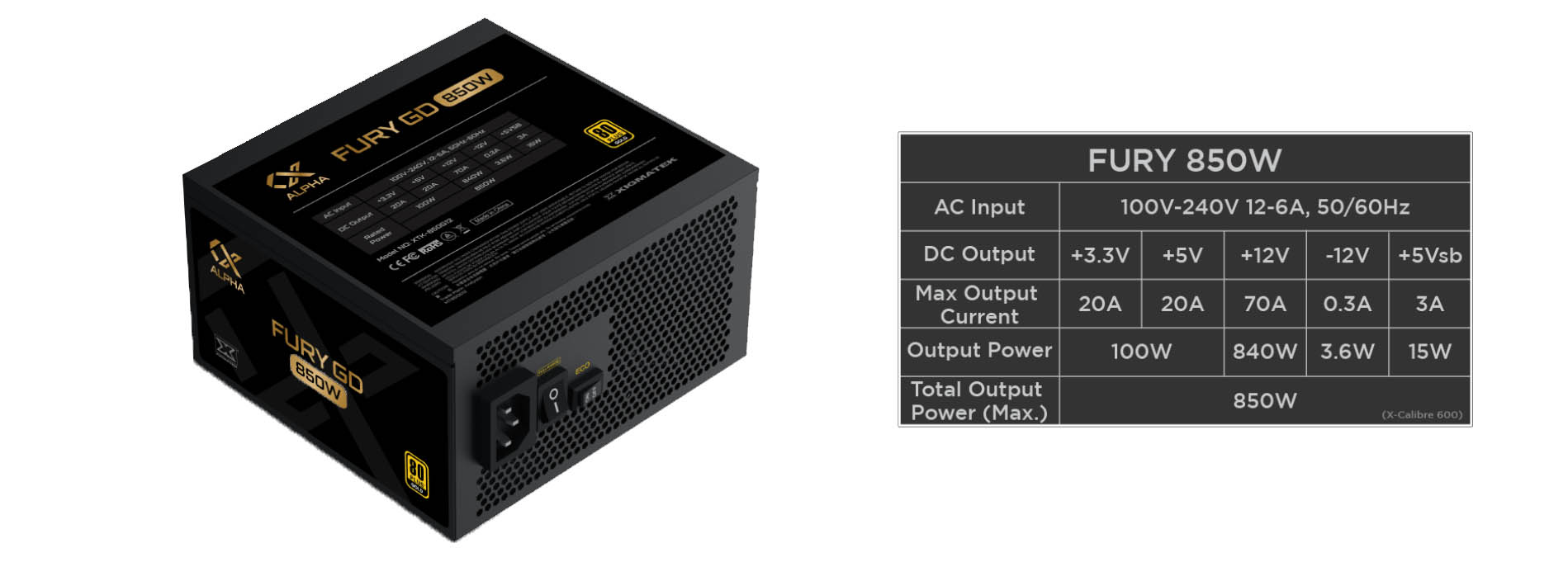 Xigmatek Fury 850W Gold Full Modular - Amman Jordan - PC circle Xigmatek Fury 850W Gold Full Modular - Amman Jordan - PC circle