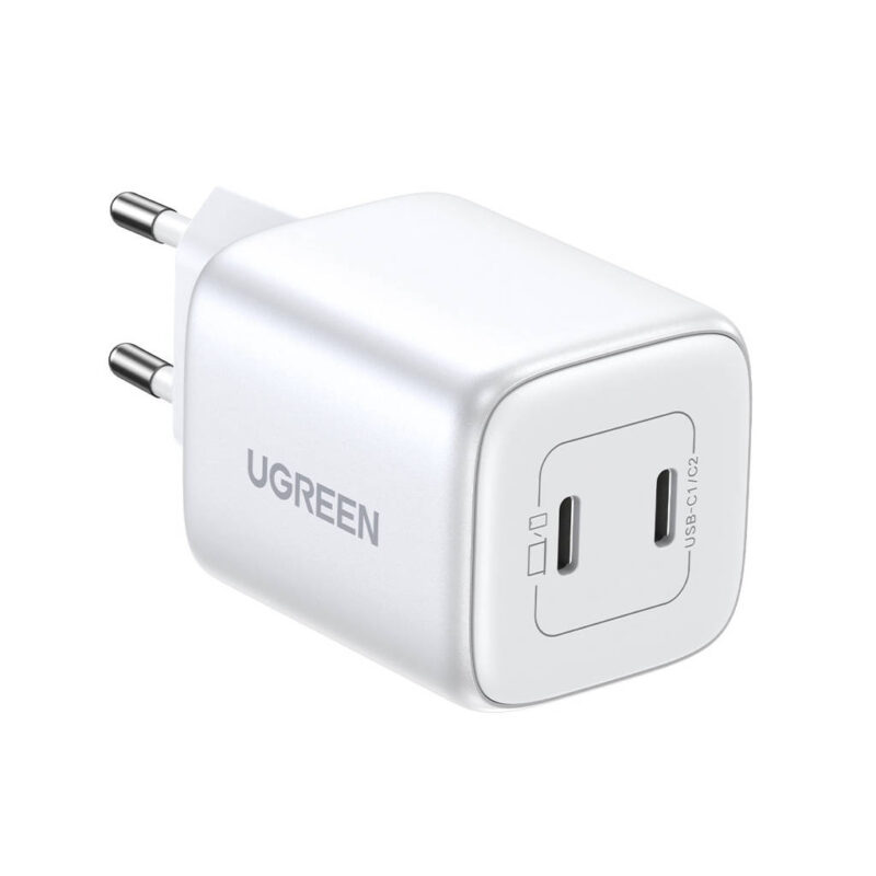Ugreen Fast charger GaN 2 x USB-C 45W - white - CD294