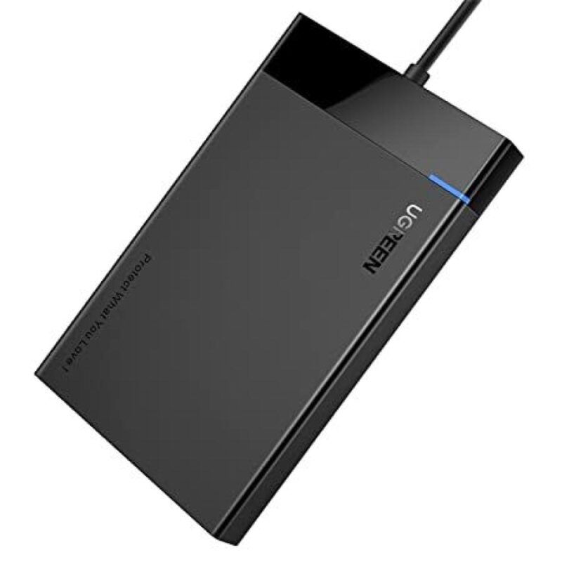UGREEN 2.5 Inch Hard Drive Enclosure - tool free - US221 