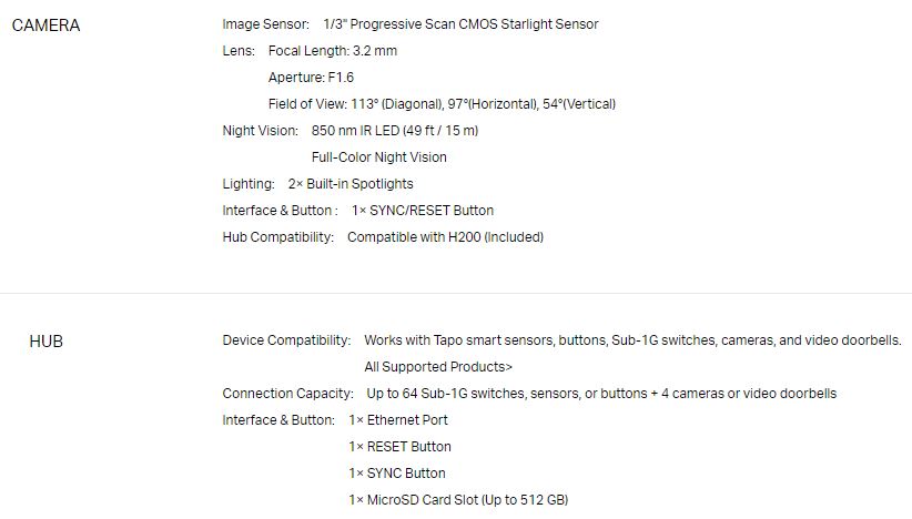 TP link Tapo Smart Wire-Free outdoor Security Camera System - 2 Camera System - Tapo C420S2 v1.2
