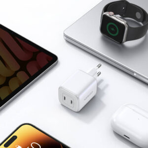 UGREEN 45-watt Nexode Dual USB-C PD GaN Fast Charger Wall (CD294)(15327)(White color)(EU) - Image 2