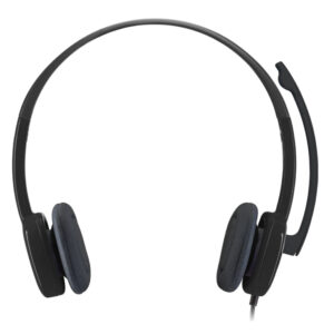 Logitech H151 Stereo Headset - black color - Single 3.5 mm jack interface - 981-000589 - Image 5