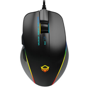 Meetion GM23 Gaming Mouse - black - up to 12800 DPI - Removable counterweight
