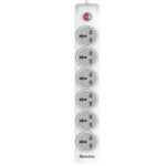Huntkey SZN601 Power Strip 6 Socket 3m