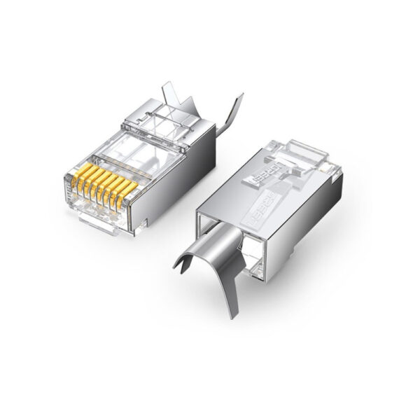 UGREEN FTP Cat-7 RJ45 Modular Plugs Two-Piece Gold Plated 10-Pcs [ 50634 ]