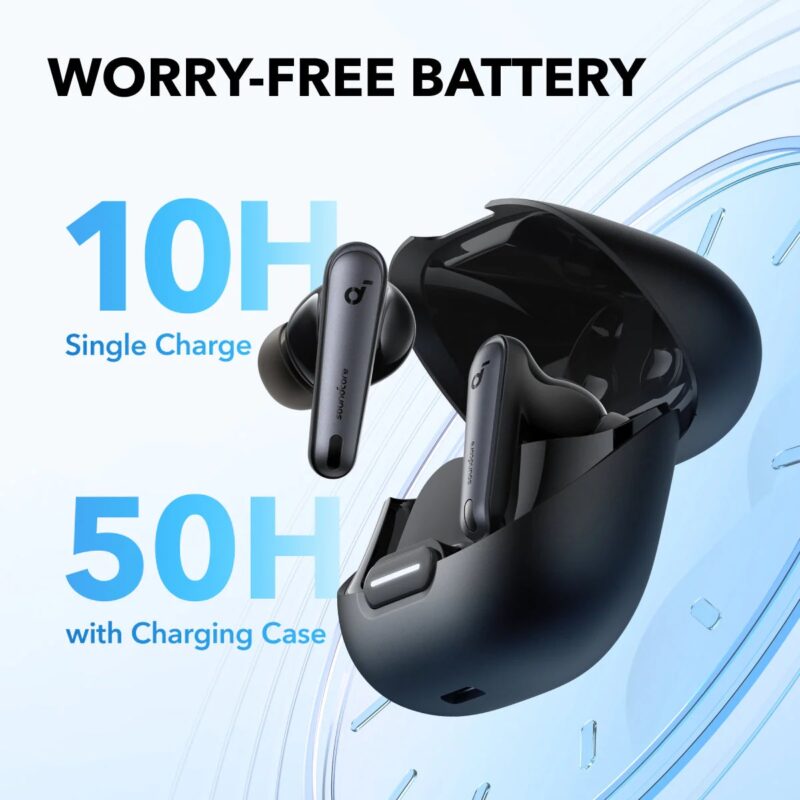 Anker Soundcore Liberty 4 NC True-Wireless Noise Cancelling Earbuds - BLACK - A3947H11