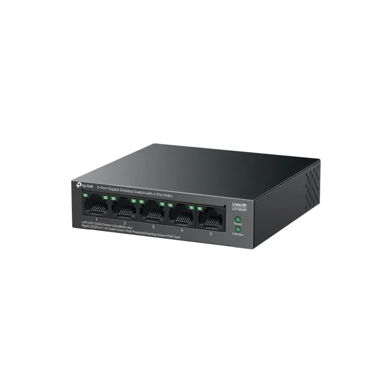 TP-Link 5 Ports Gigabit PoE+