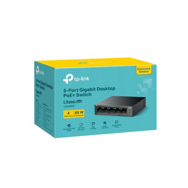 TP-Link 5 Ports Gigabit PoE+