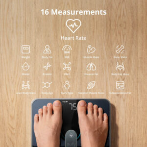 Anker eufy Smart Scale P2 Pro Digital Scale with Wi-Fi Bluetooth Black [ T9149K11 ]