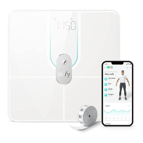 Anker eufy Smart Scale P2 Pro Digital Scale with Wi-Fi Bluetooth White [ T9149K21 ]