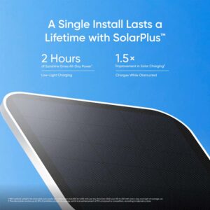Anker eufy SoloCam S340 Wireless Outdoor Security Camera with Dual Lens and Solar Panel [ SoloCam S340 ]