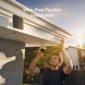 Anker eufy SoloCam S340 Wireless Outdoor Security Camera with Dual Lens and Solar Panel [ SoloCam S340 ]
