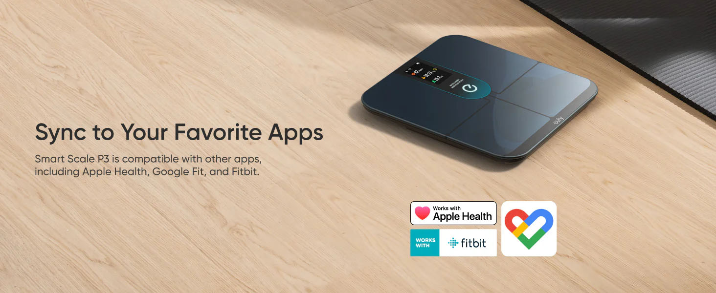 Anker eufy Smart Scale P3 Digital Scale with Wi-Fi Bluetooth Black [ T9150K11 ]