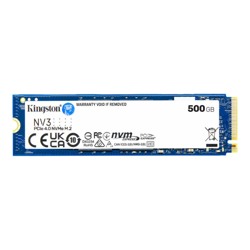 Kingston 500GB NV3 PCIe 4.0 NVMe SSD [ SNV3S/500G ]