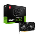 MSI GeForce RTX™ 4060 VENTUS 2X BLACK 8G OC [ 4060VENTUS2X BLACK8GOC ]