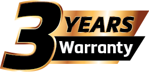 3 Year Warranty