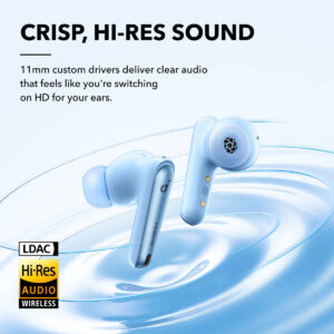 Anker Soundcore Liberty 4 NC True-Wireless Noise Cancelling Earbuds - light blue - A3947H61 - Image 2