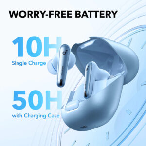Anker Soundcore Liberty 4 NC True-Wireless Noise Cancelling Earbuds - light blue - A3947H61 - Image 6