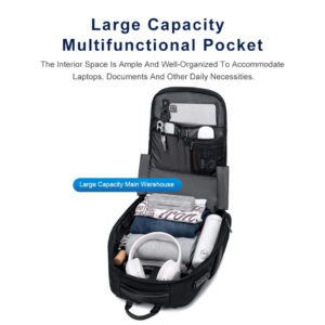 Arctic Hunter B00682 Backpack - for 15.6 inches Laptop - Gray Color - Image 2