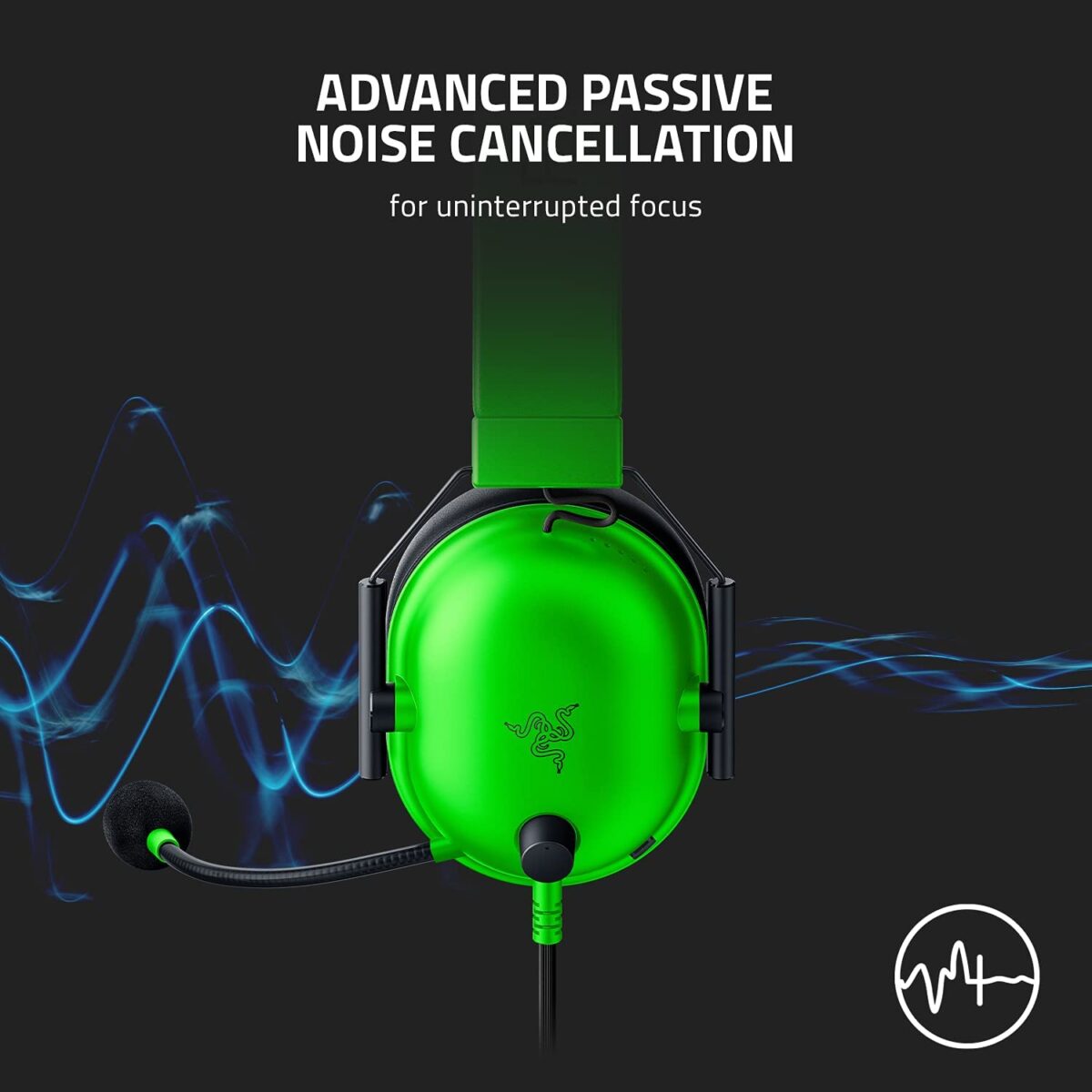 Razer BlackShark V2X green