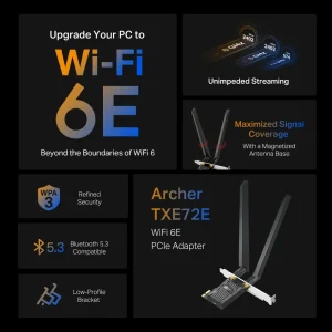 TP-Link AXE5400 Wi-Fi-6E PCIe
