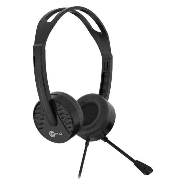 Lenovo Lecoo Wired Headset with Adjustable Microphone 1-Jack 3.5mm [ HT106 ]
