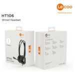 Lenovo Lecoo Wired Headset with Adjustable Microphone 1-Jack 3.5mm [ HT106 ]