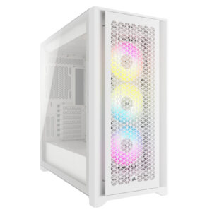 corsair iCUE 5000D RGB Mid-Tower Case - White - CC-9011243-WW