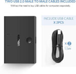 UGreen USB Switch Selector KM Switcher Box 2 in 1 Out USB 2.0 Sharing Switch Hub [ 30345 ]