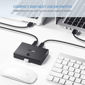 UGreen USB Switch Selector KM Switcher Box 2 in 1 Out USB 2.0 Sharing Switch Hub [ 30345 ]